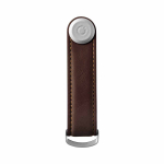 Orbitkey 2.0 Leather Espresso Leather Silver