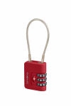Samsonite TA REVOLUTION Cablelock 3 Dial TSA red