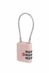 Samsonite TA REVOLUTION Cablelock 3 Dial TSA rose